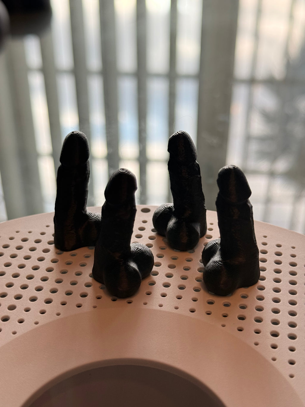 Hard One Valve Stem Caps- D*ck jokes prank- SET OF 2
