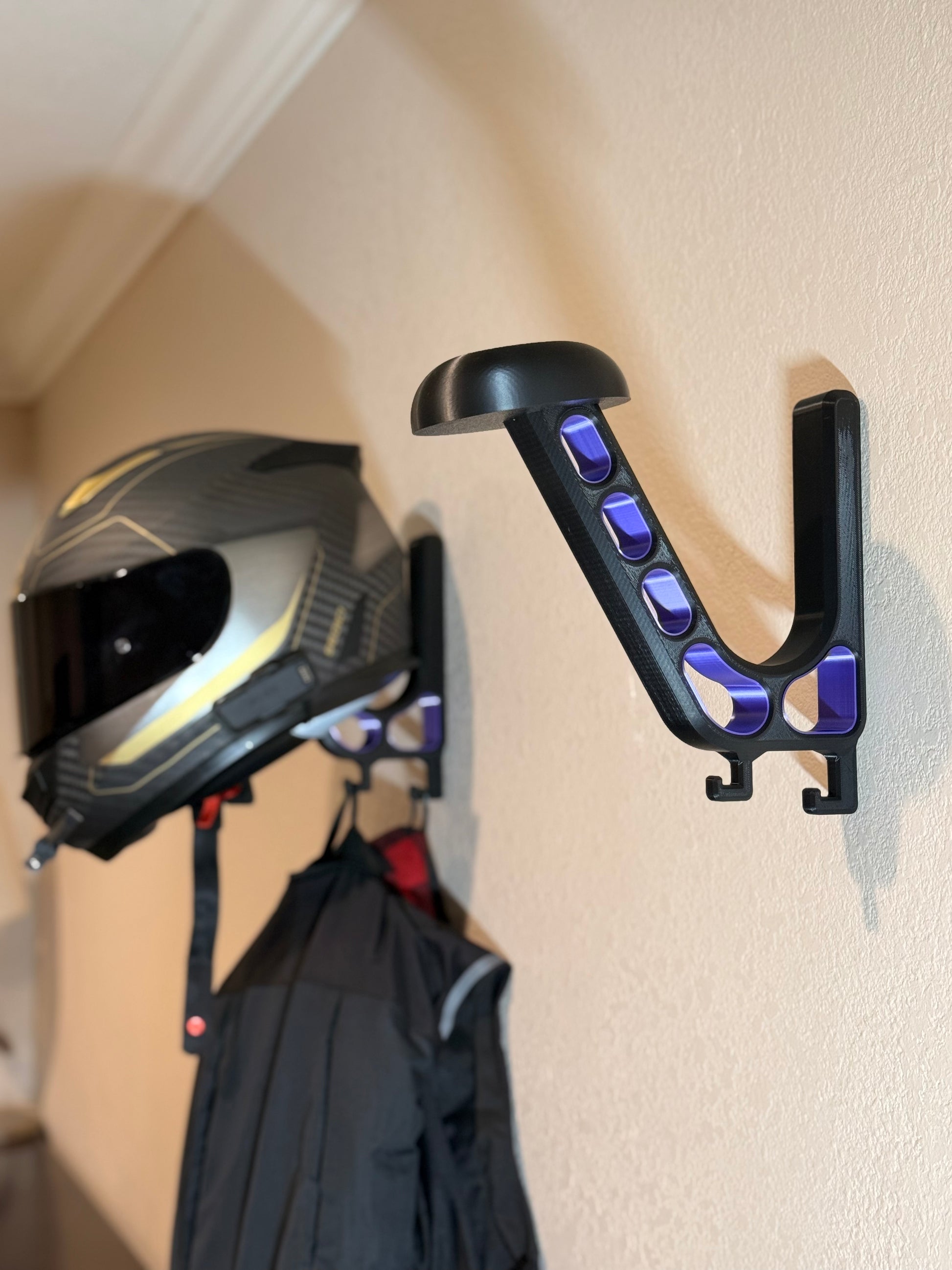 Motorcycle Helmet Wall Mount