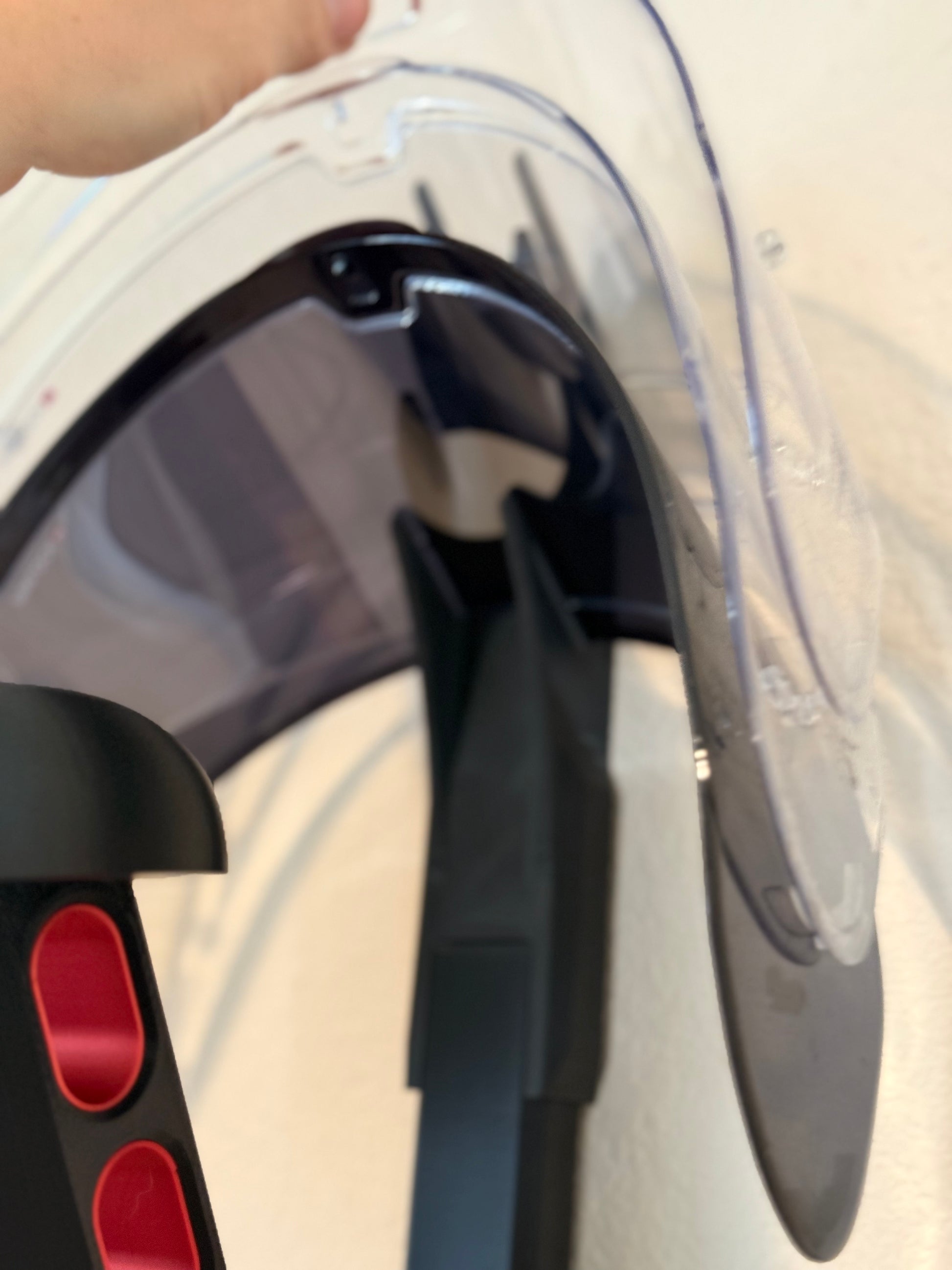 Helmet Visor Holder (Wall-Mount Add-On)